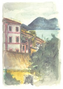 Tuscany town watercolour web   
